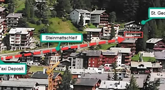 Appartement House St-george Alpine With Terrace And View On Village Zermatt
